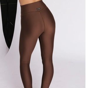 FIVE the Label Chocolate Brown Leggings - Small